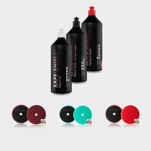 Polier-Komplettset groß– 3×1Liter + 6 Pads Polier-Komplettset groß– 3×1Liter + 6 Pads