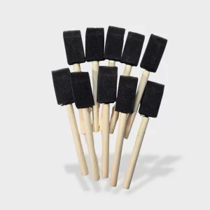 Top Coat Pinsel Schaumstoffpinsel für Keramikversiegelung und Detailing im 10er Set